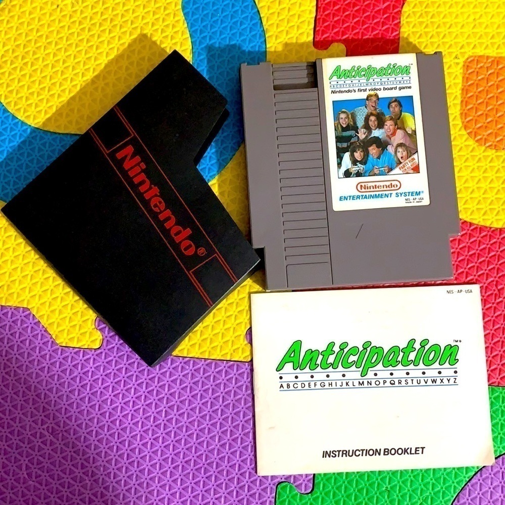 Vintage Nintendo anticipation 1985 video game nes AP USA PLUS INSTRUCTIONS